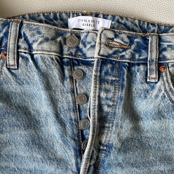 Giselle high rise straight leg Dynamite jeans - Picture 3 of 5